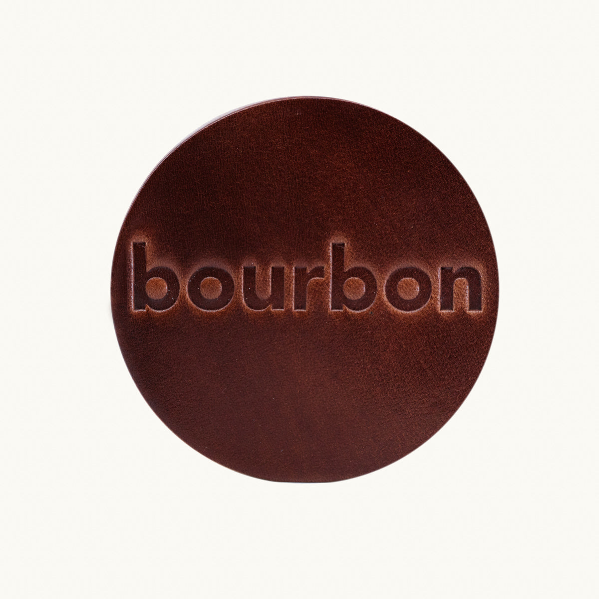 Leather Coaster | Bourbon