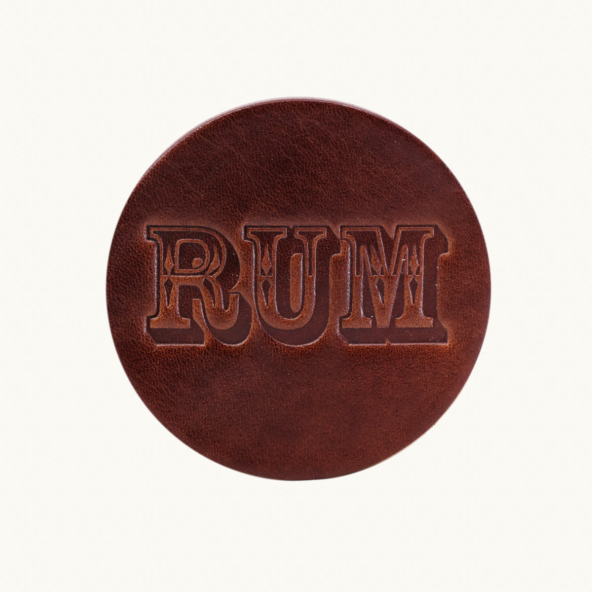Leather Coaster | Rum