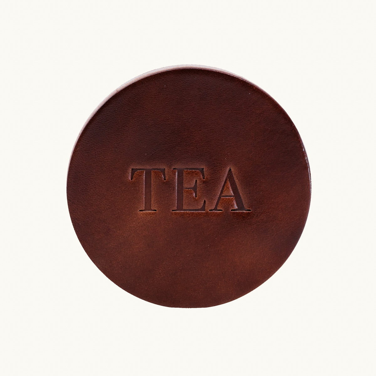 Leather Coaster | Tea