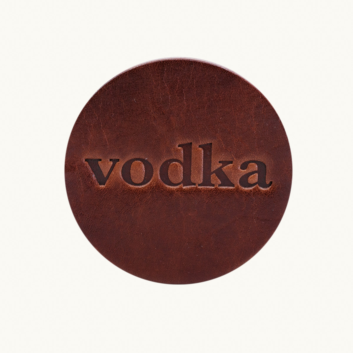 Leather Coaster | Vodka