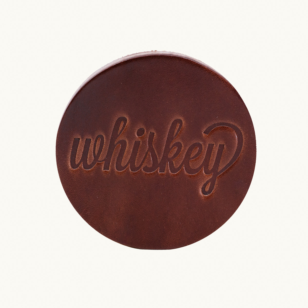 Leather Coaster | Whiskey